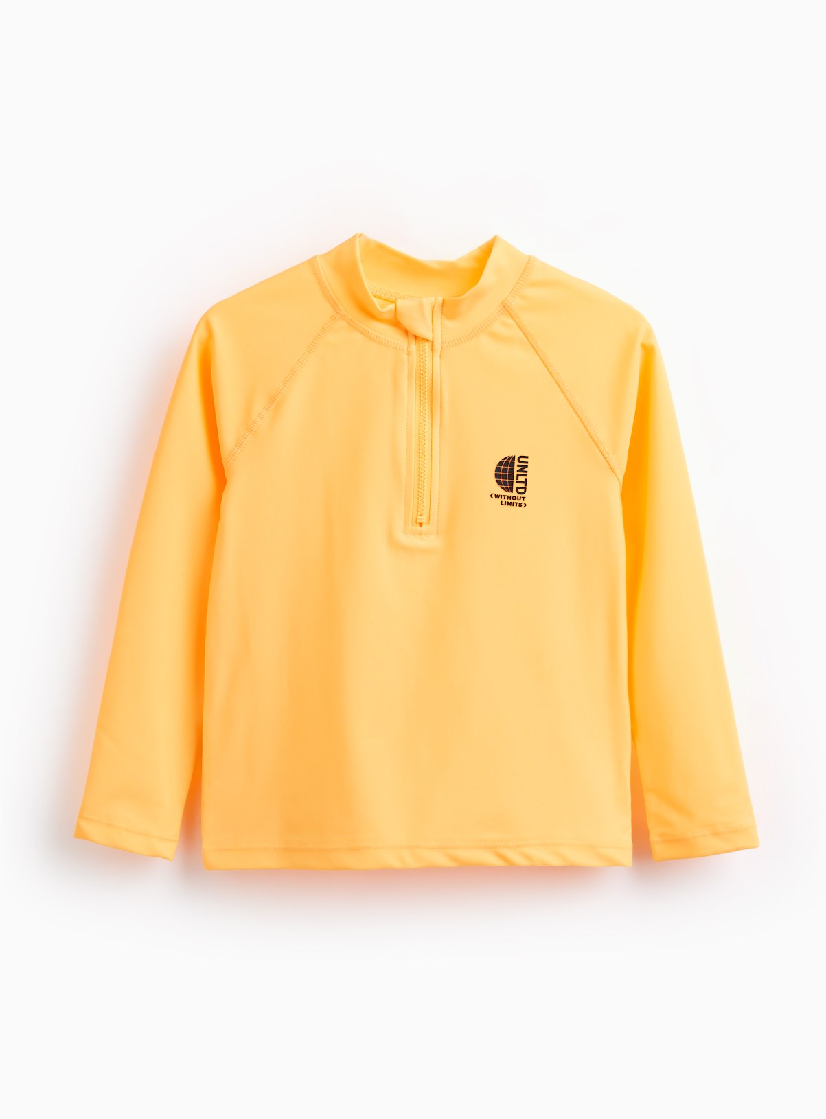 Orange Long Sleeve Rash Vest 8-9 years - Image 1 thumbnail